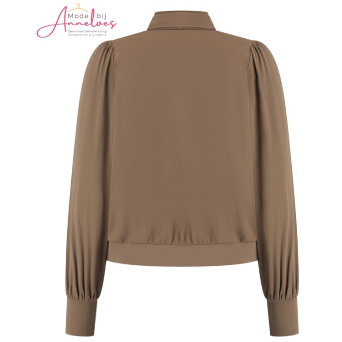 Lady Day Blouse Sjaaltje Harlow LM Truffle Lady Day Blouse Sjaaltje Harlow LM Truffle